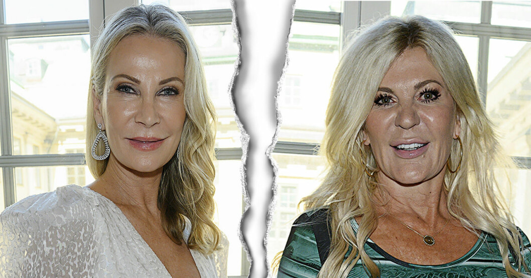 Det har uppstått en spricka mellan Siv Cotton och Maria Montazami i Svenska Hollywoodfruar