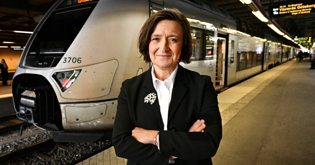 SJ:s vd och koncernchef Monica Lingegård. SJ:s vd: Svenska folket har hatkärlek till SJ