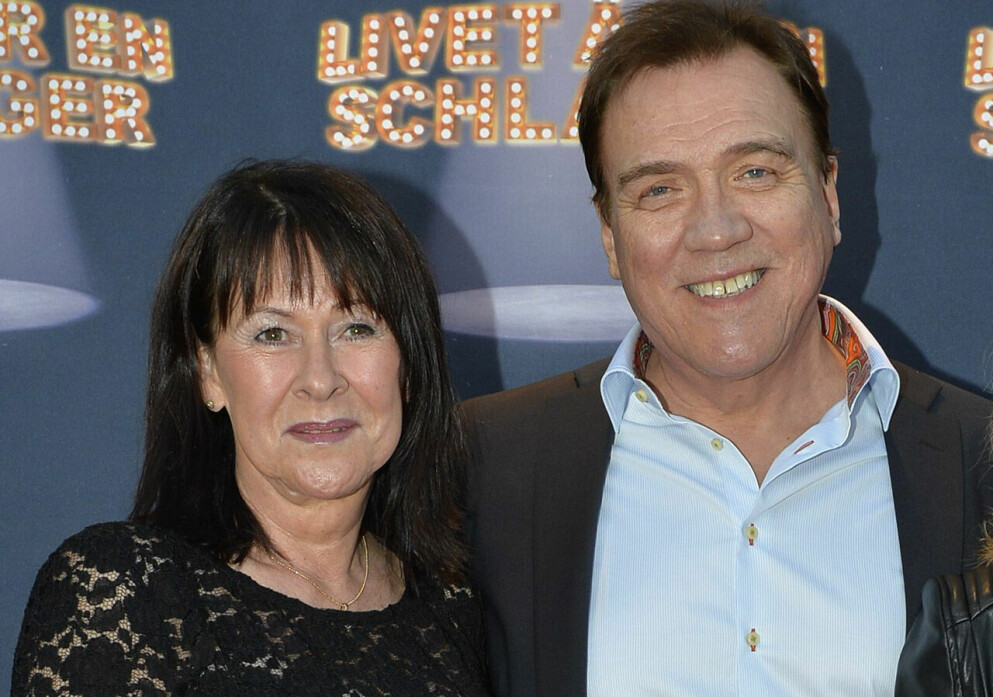 Christer med frun Birgitta. Christer Sjögren med frun Birgitta.