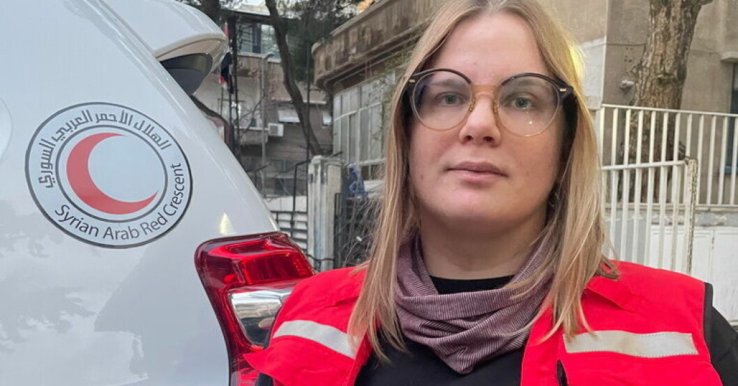 Sjuksköterskan Johanna Lönn, hälsorådgivare på Röda Korset är i Damaskus i Syrien. Kolerautbrott riskerar förvärras efter skalvet