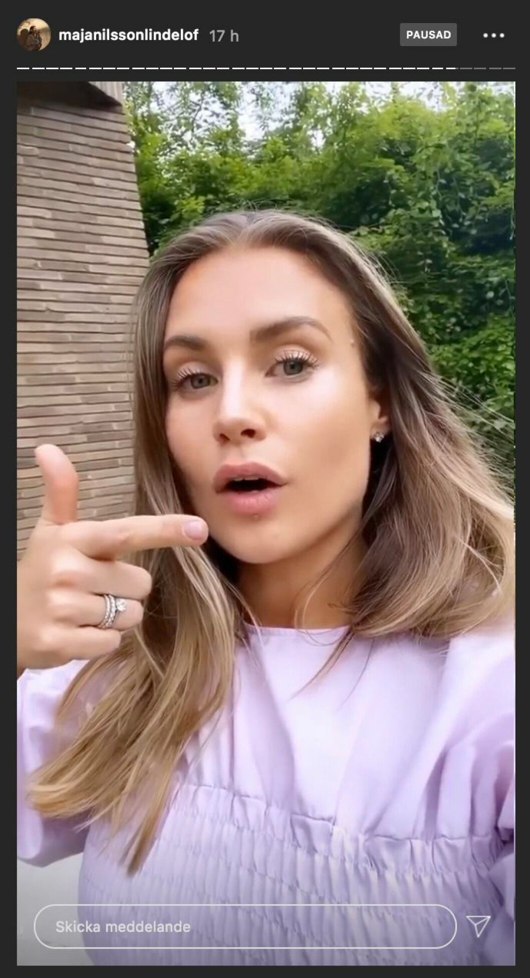 Maja Nilsson Lindelöf ryter ifrån