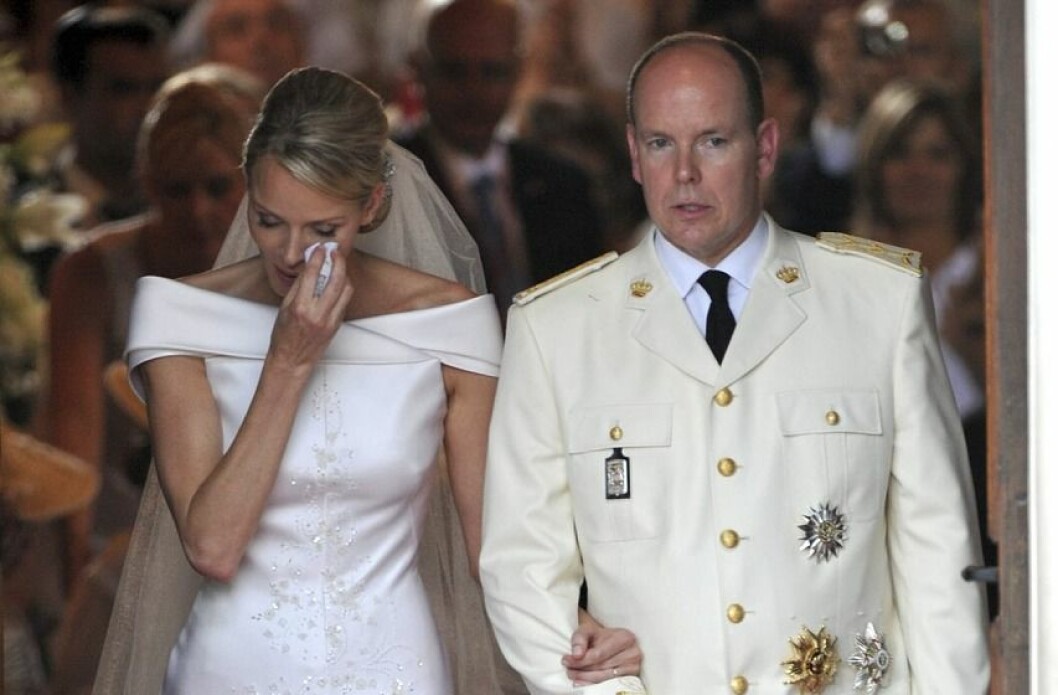 Charlene och Albert gifte sig 2011. Foto: IBL Charlene och Albert gifte sig 2011. Foto: IBL