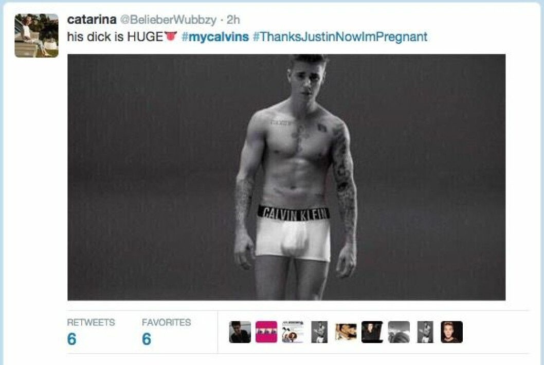 Justin Bieber Calvin Klein