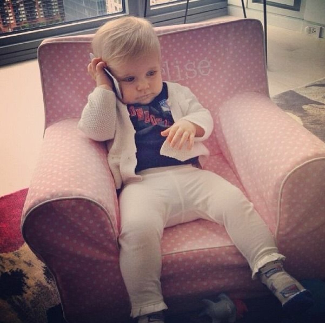 De har sedan tidigare dottern Charlise. Foto: Instagram De har sedan tidigare dottern Charlise. Foto: Instagram