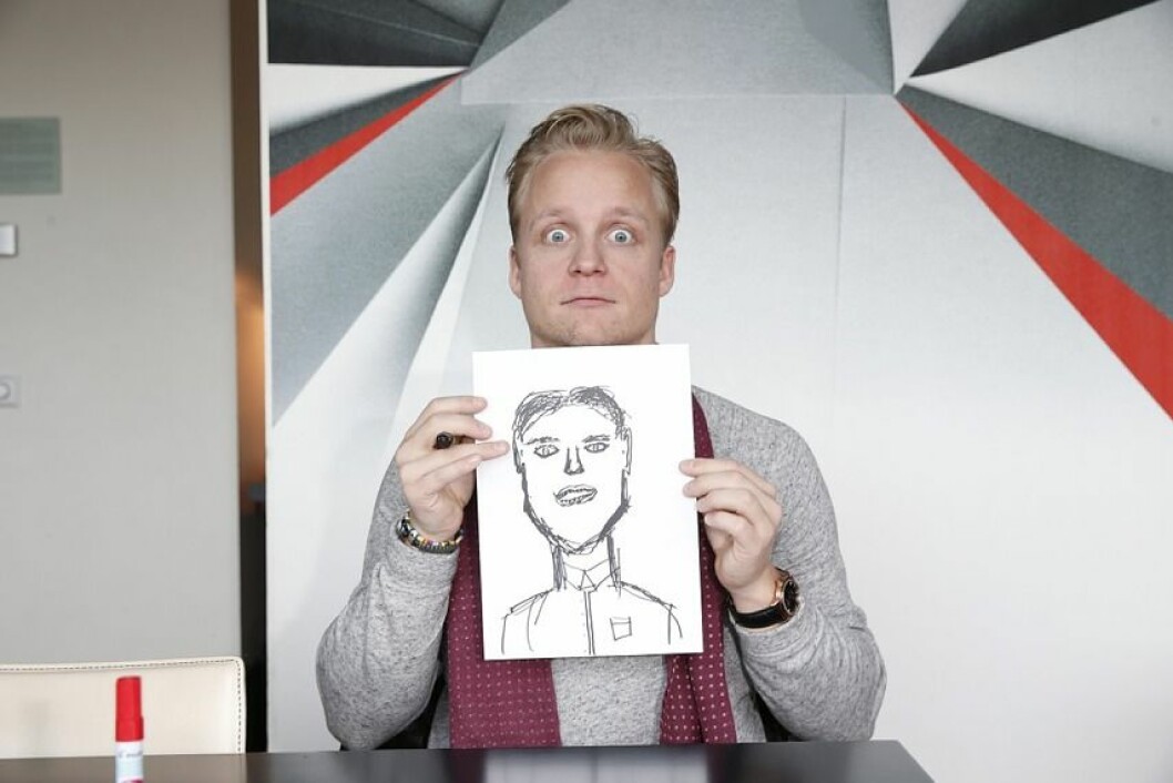 Andreas självporträtt… Foto: Malin Bondeson Andreas självporträtt... Foto: Malin Bondeson