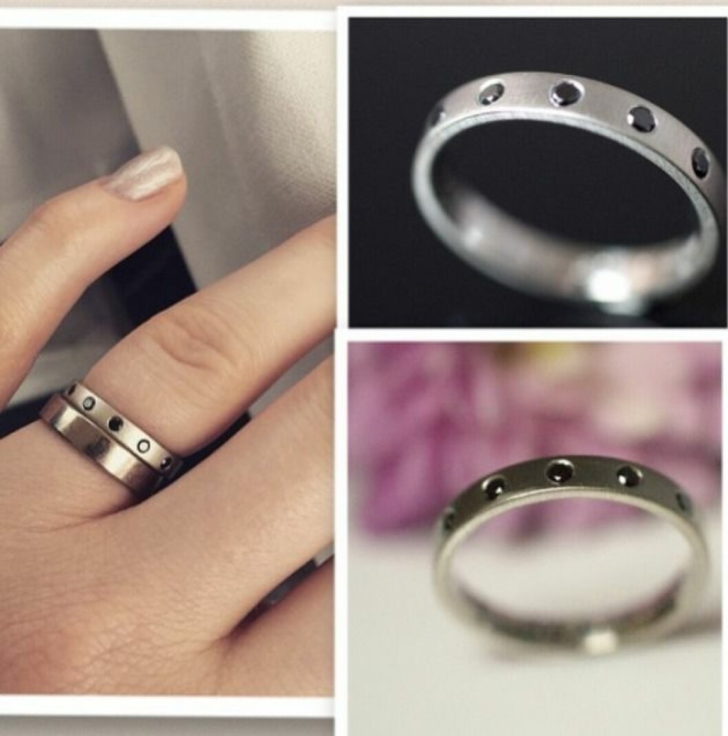Cissi Wallin visade upp ringarna på Instagram. Foto: <a href="http://instagram.com/cissiwallin">Instagram</a> Foto: Instagram