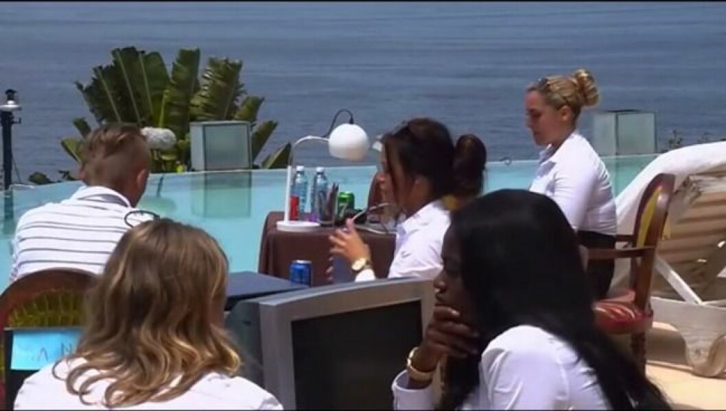 Kontorsveckan var inte poppis bland deltagarna. Foto: TV3 Kontorsveckan var inte poppis bland deltagarna. Foto: TV3