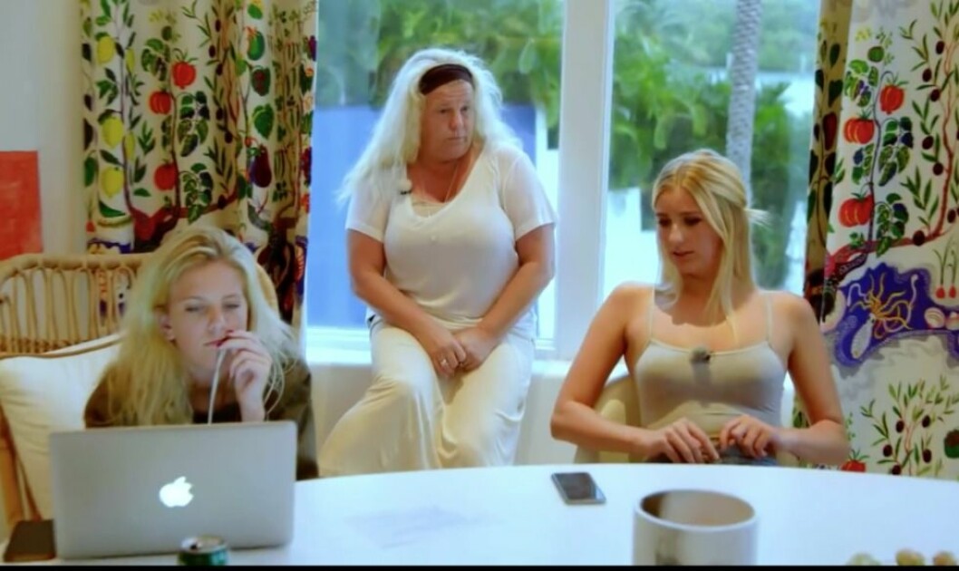 Alla i familjen Parnevik verkar lättade efter att de talat ut om problemen som varit.