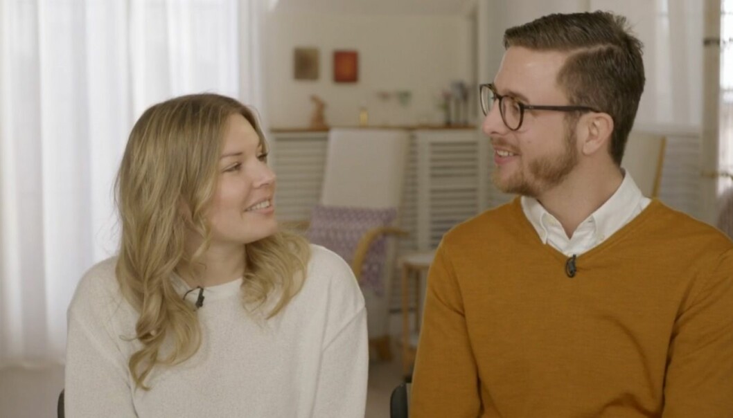 Jannica Levin och Magnus Nilsson i Gift vid första ögonkastet. <strong><em>Foto: SVT</em></strong> Gift vid första ögonkastet