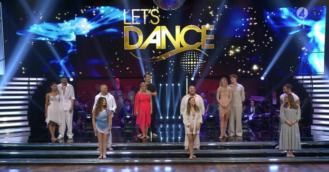 Kvällen till ära handlade det om nära och kära. Let's dance 2021