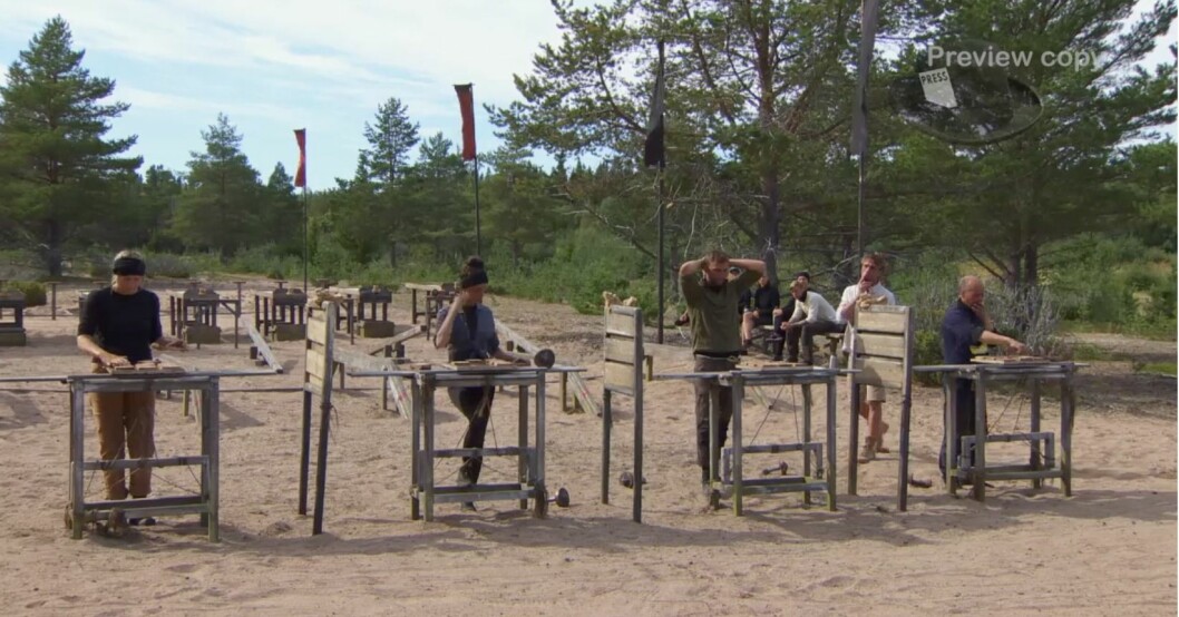 Sista momentet var sudoku. Pristävling i Robinson