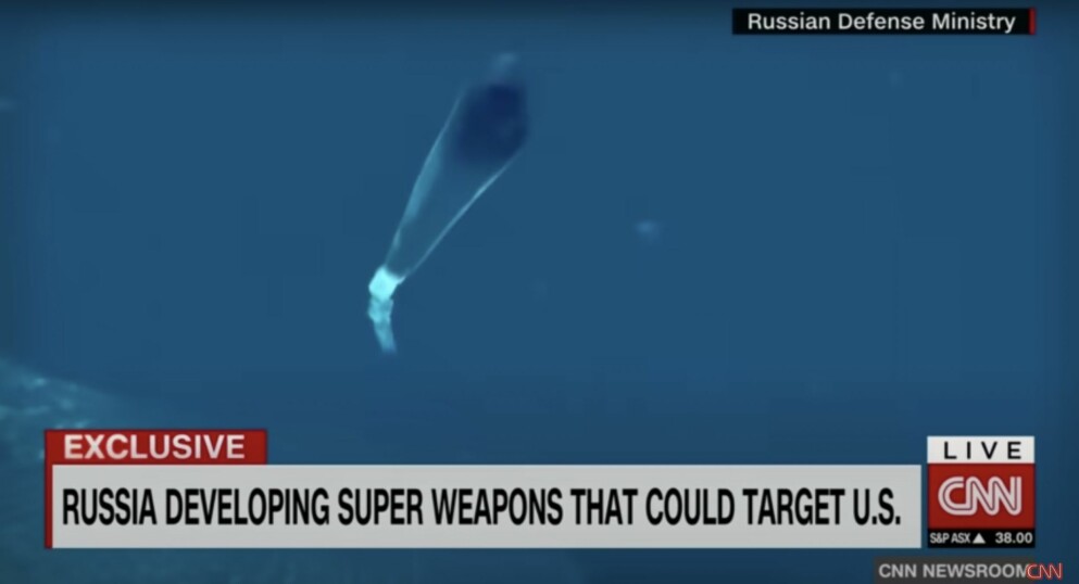 Det nya supervapnet "Poseidon 2M39 torpedo" har satt skräck bland vapenexperter. Youtube Nya supervapnet "Poseidon 2M39 torpedo"