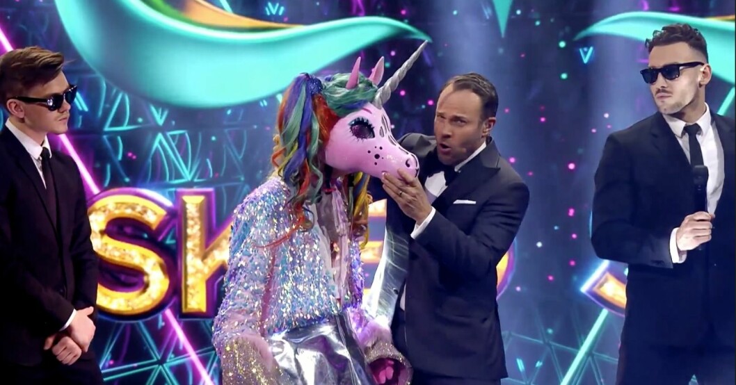Enhörningen var Ellen Bergström Masked singer