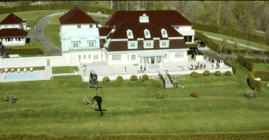 Villa Söderås på dagen. Villa Söderås på dagen.
