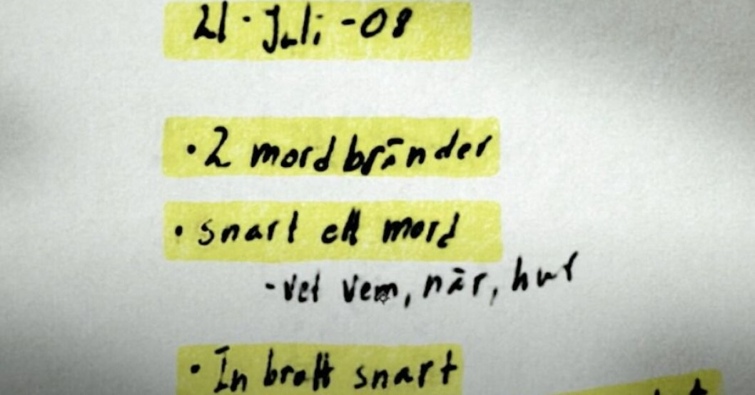 Varg Nielsen hade skrivit i sin dagbok att han snart skulle mörda och att han visste "vem, när och hur". Vargs dagbok