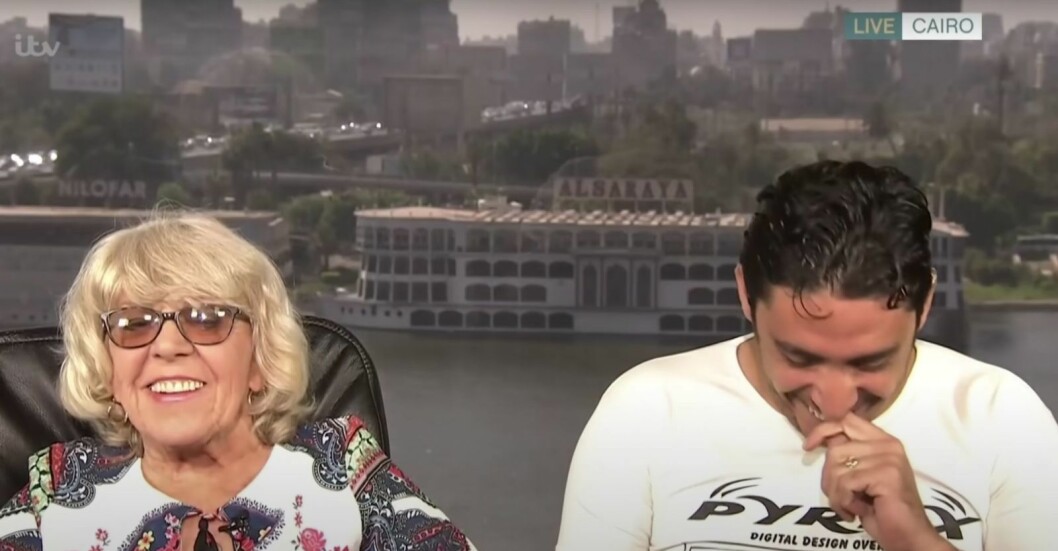 <strong>Mohamed Ahmed Ibriham och Iris Jones talar öppet om sexlivet. Här gör de det live från Kairo.</strong> Mohamed Ahmed Ibriham och Iris Jones talar öppet om sexlivet. Här gör de det live från Kairo.