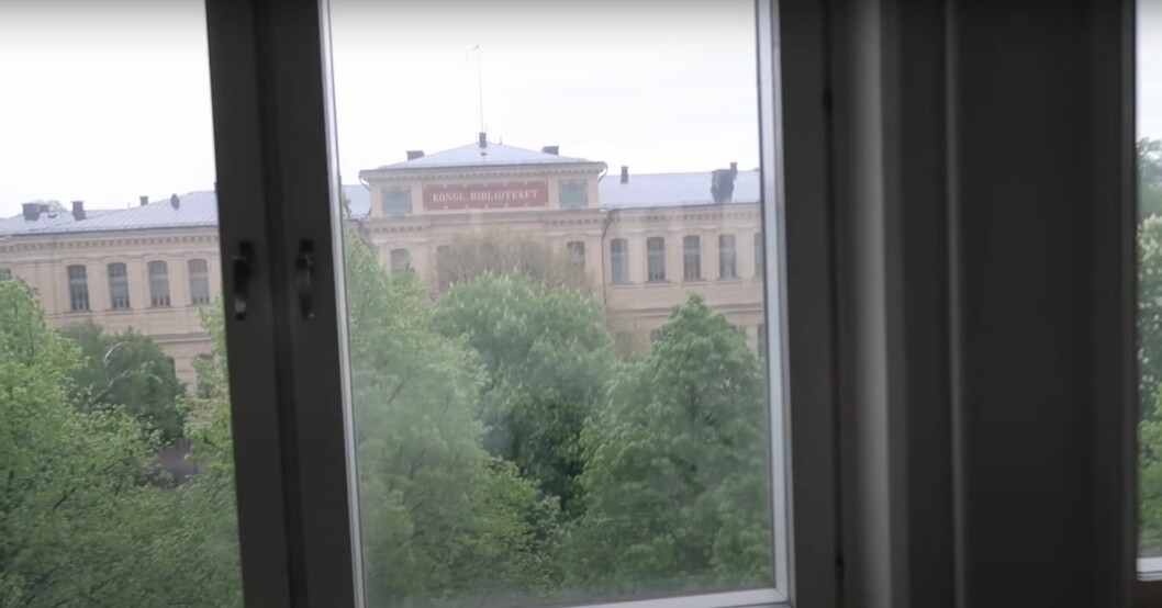 Här syns Kungliga biblioteket