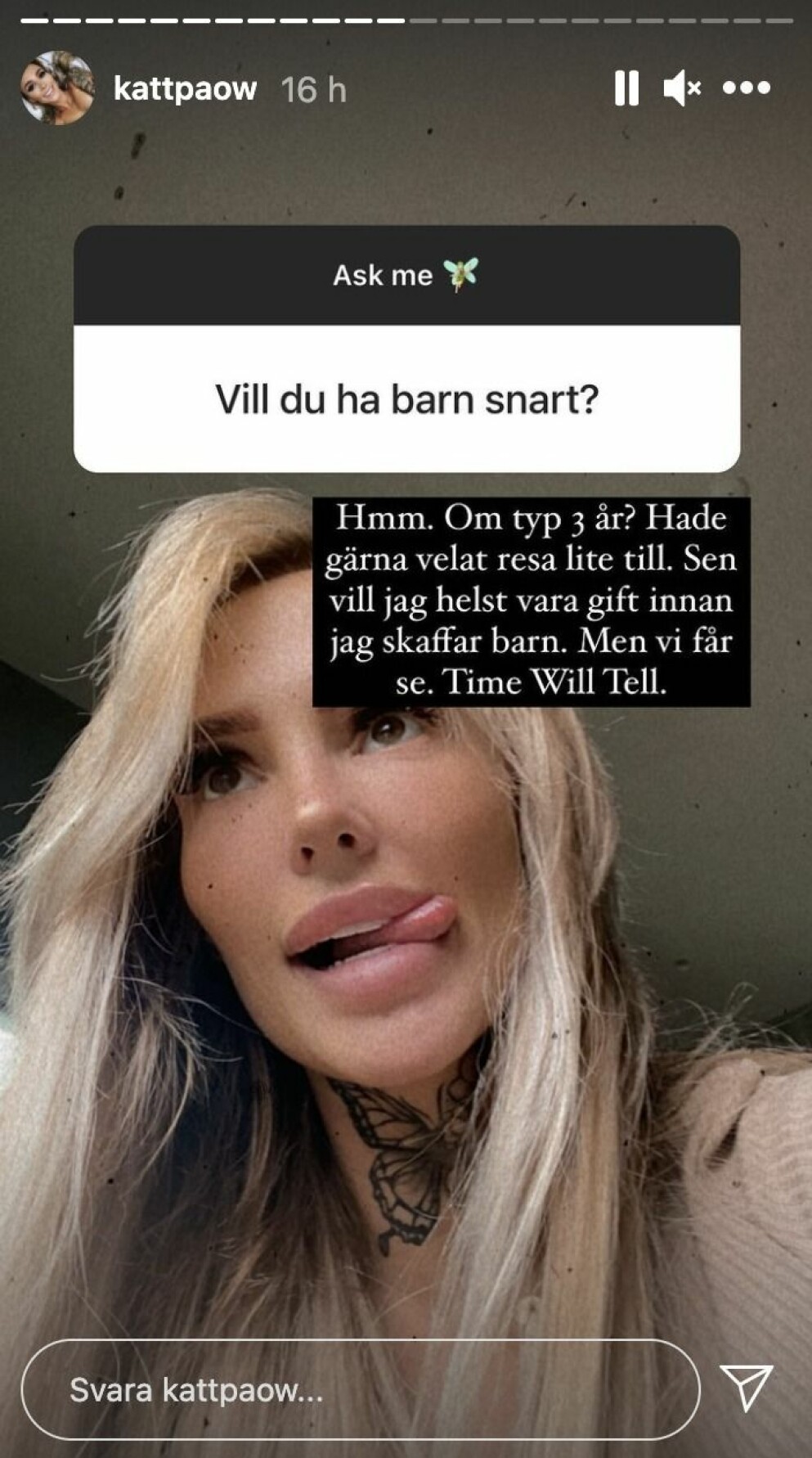 <span class=" italic" data-lab-italic_desktop="italic">Paows barnbesked. Foto: Paulina "Paow" Danielsson</span> Paow Instagram