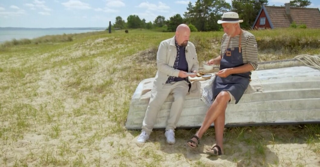 Anders och Ernst blev goda vänner. Sommar med Ernst