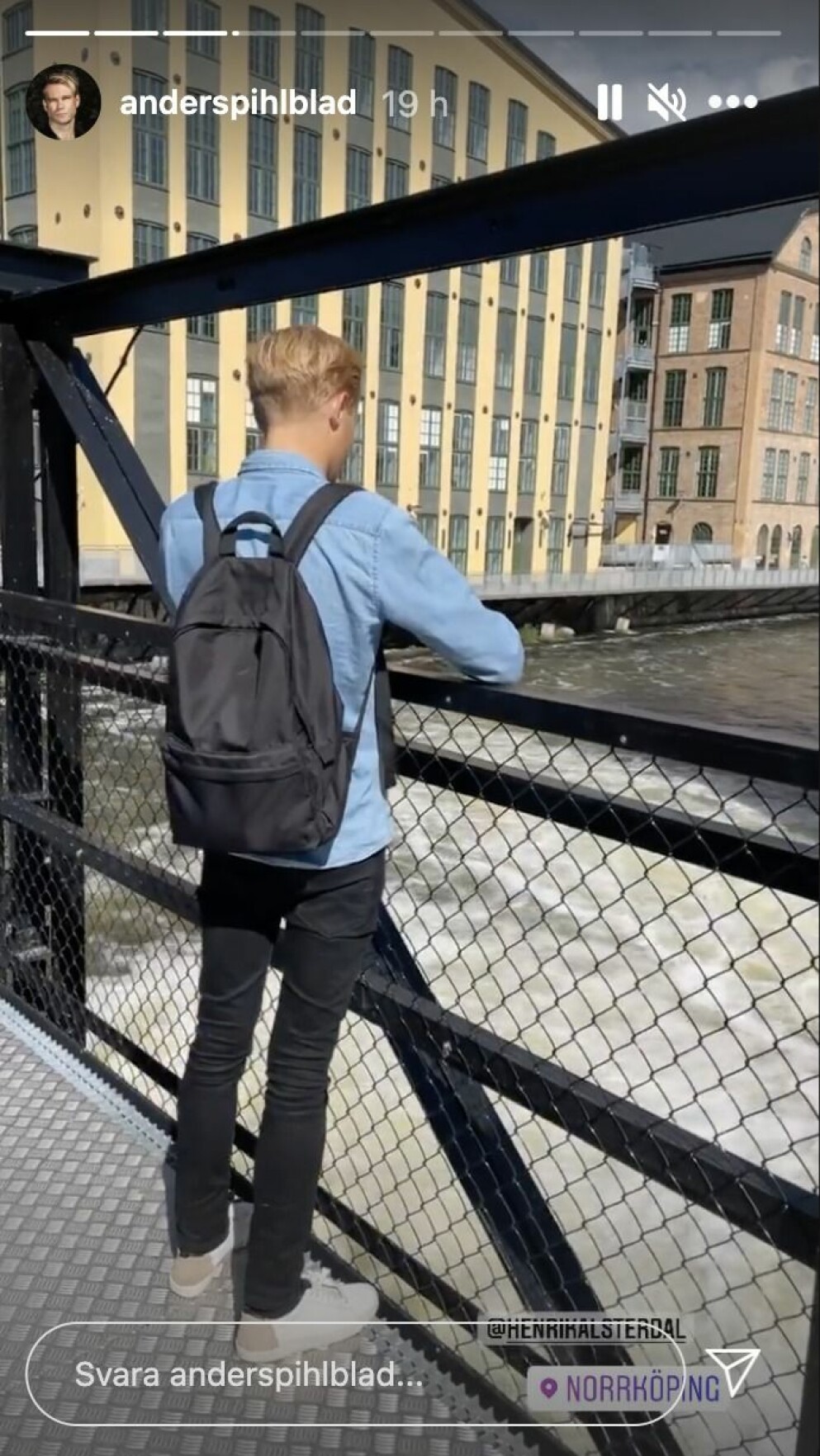 Bild på Henrik i Norrköping.
