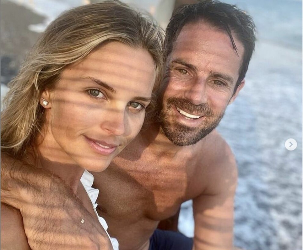Frida och Jamie väntas få en son senare i höst. Foto: privat