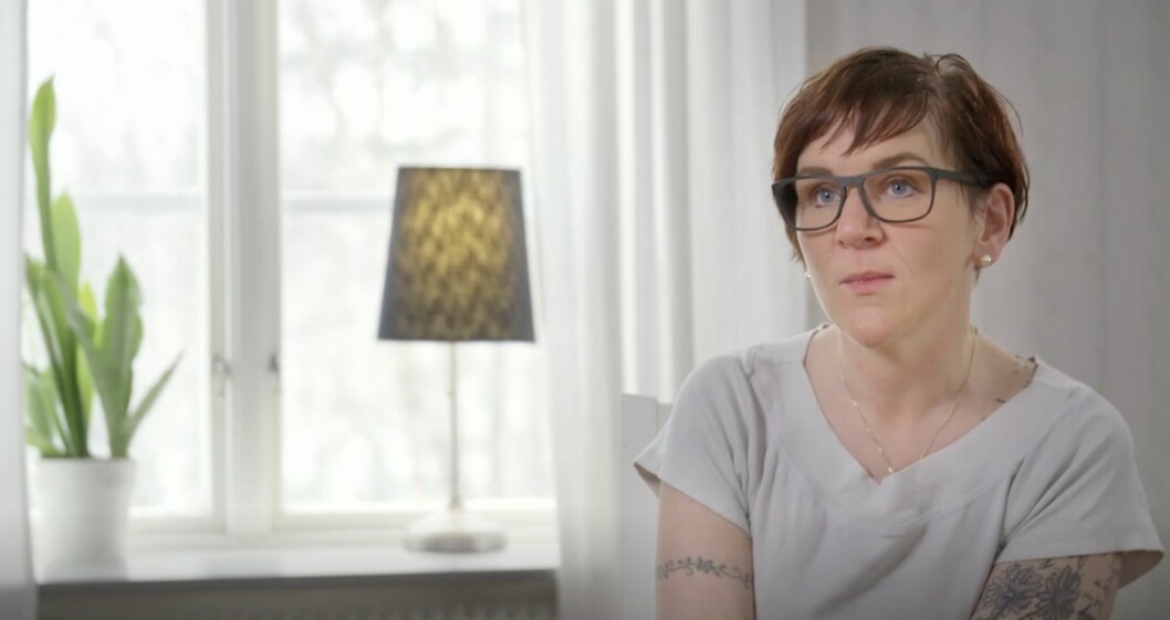 Ex-frun Ida berättar att deras gemensamma barn inte känner igen sin tidigare så livsglada pappa. Ex-frun Ida säger att barnen inte känner igen sin pappa längre.