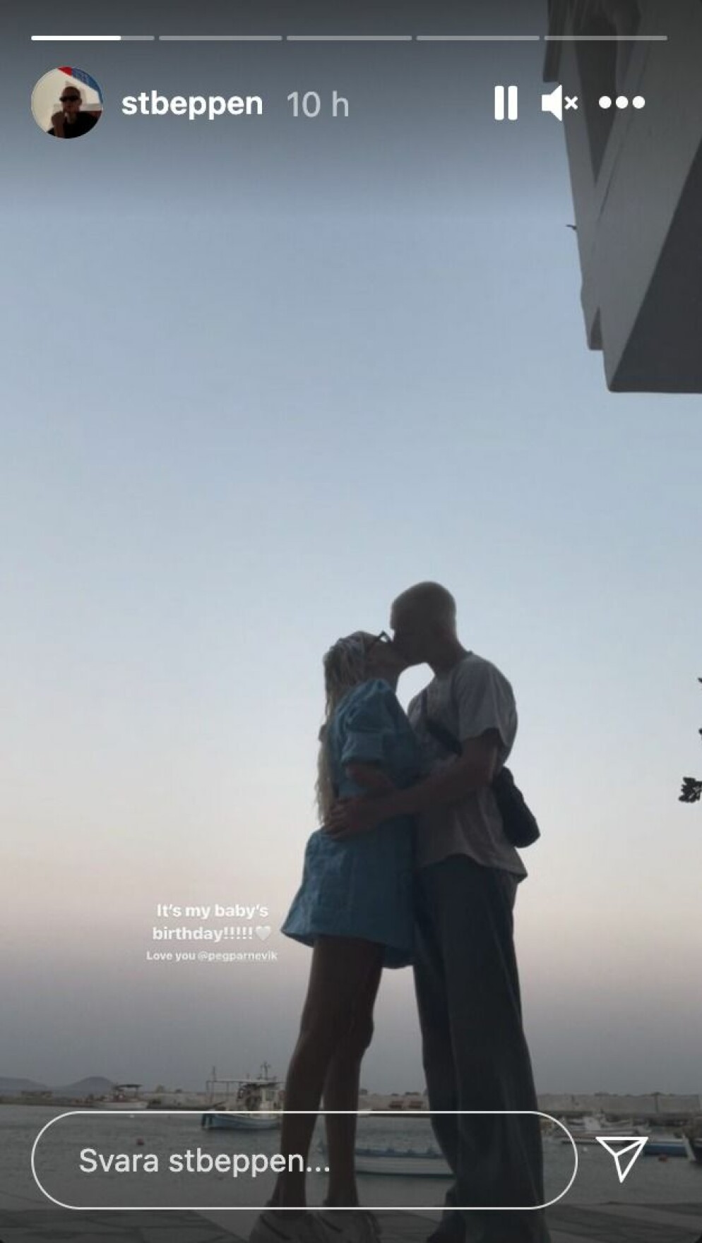 Pojkvännen Jesper och Peg. JESPER NICKLASSON, PEG PARNEVIK