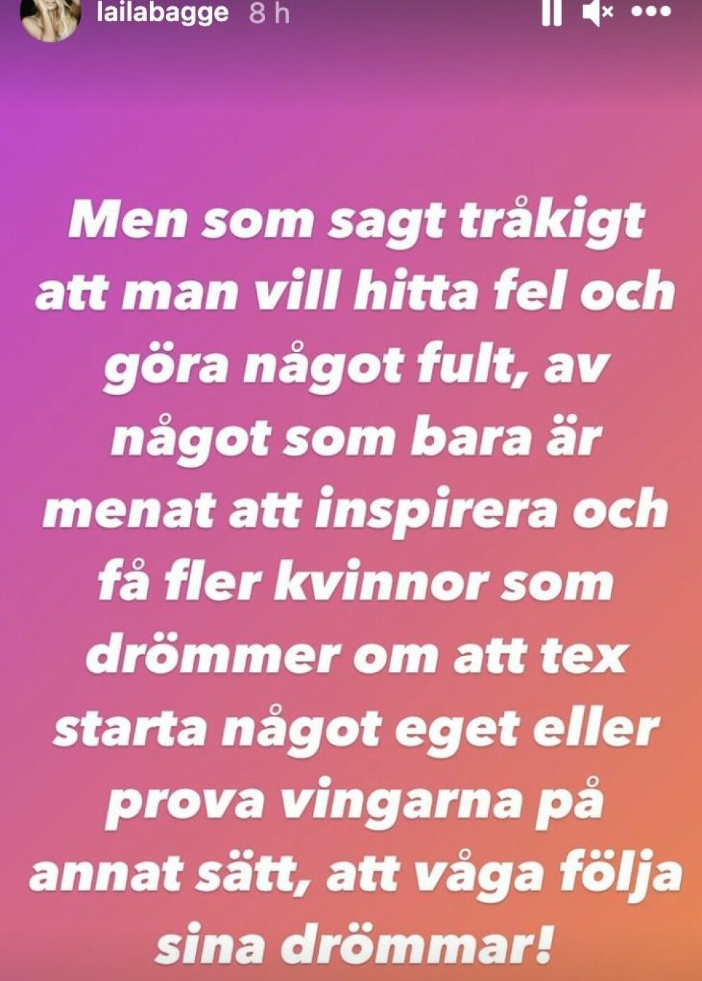 Laila Bagge ger svar på kritiken mot Svenska Powerkvinnor.