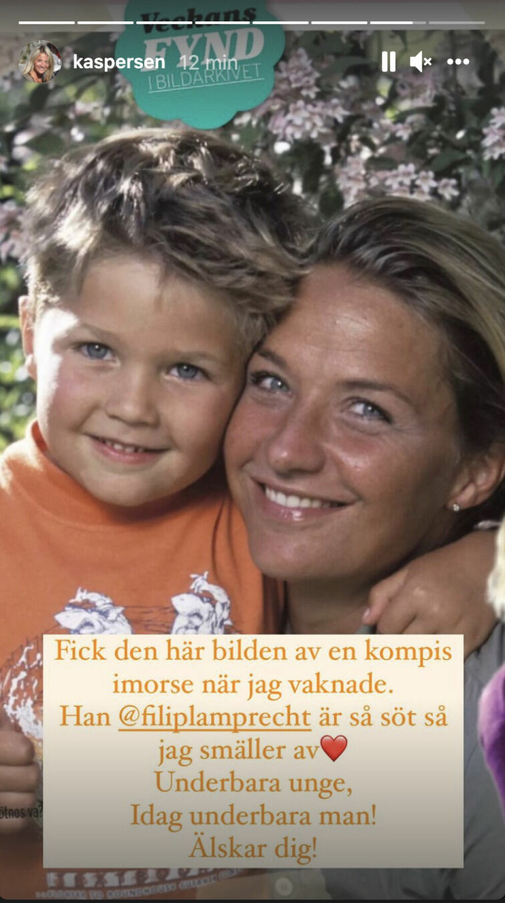 <span class=" bold" data-lab-bold_desktop="bold">FOTO: Instagram</span> Filip Lamprecht och Kristin Kaspersen