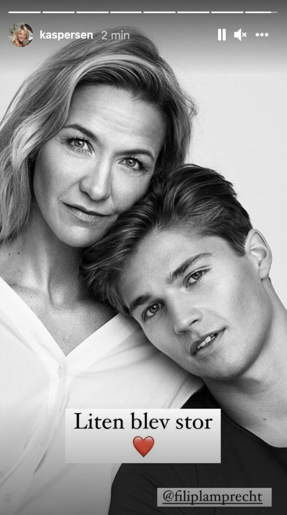 <span class=" bold" data-lab-bold_desktop="bold">FOTO: Instagram</span> Filip Lamprecht och Kristin Kaspersen