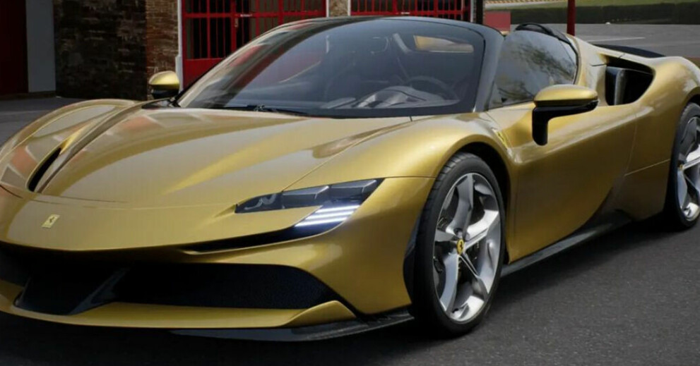 Zlatan köpte en splitterny Ferrari till sig själv i födelsedagspresent. ZLATAN IBRAHIMOVIC BIL