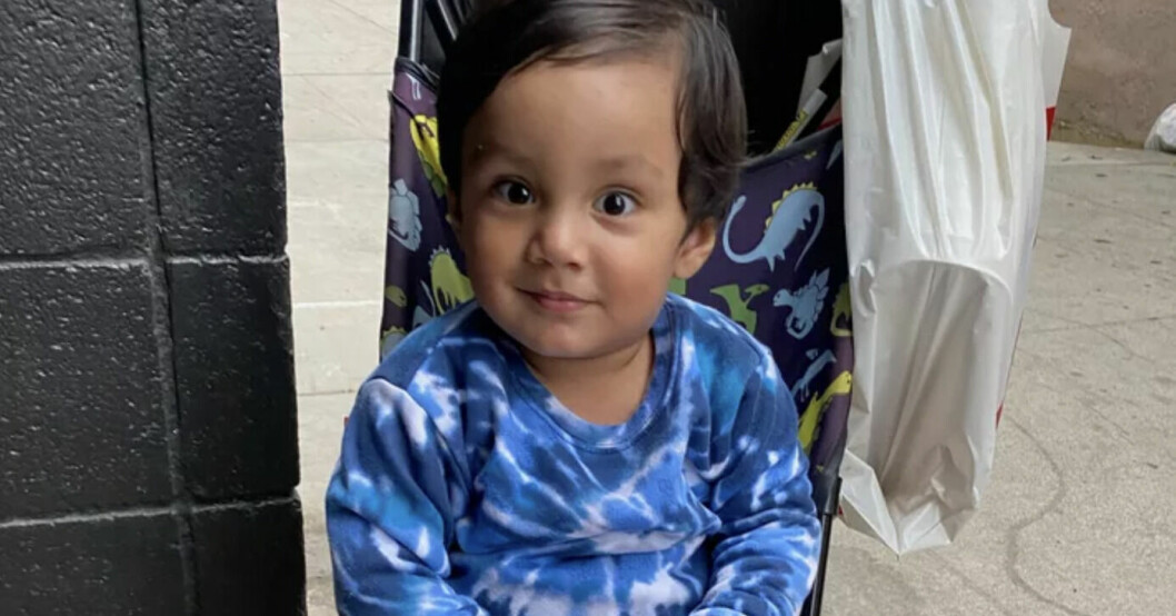Sebastian Morales, 2, blev påkörd av en bil i söndags och dog. Sebastian Morales