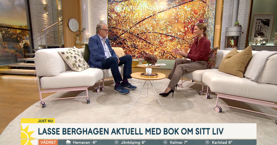 Lasse Berghagen gästar Jenny Alversjö i Nyhetsmorgon NYHETSMORGON