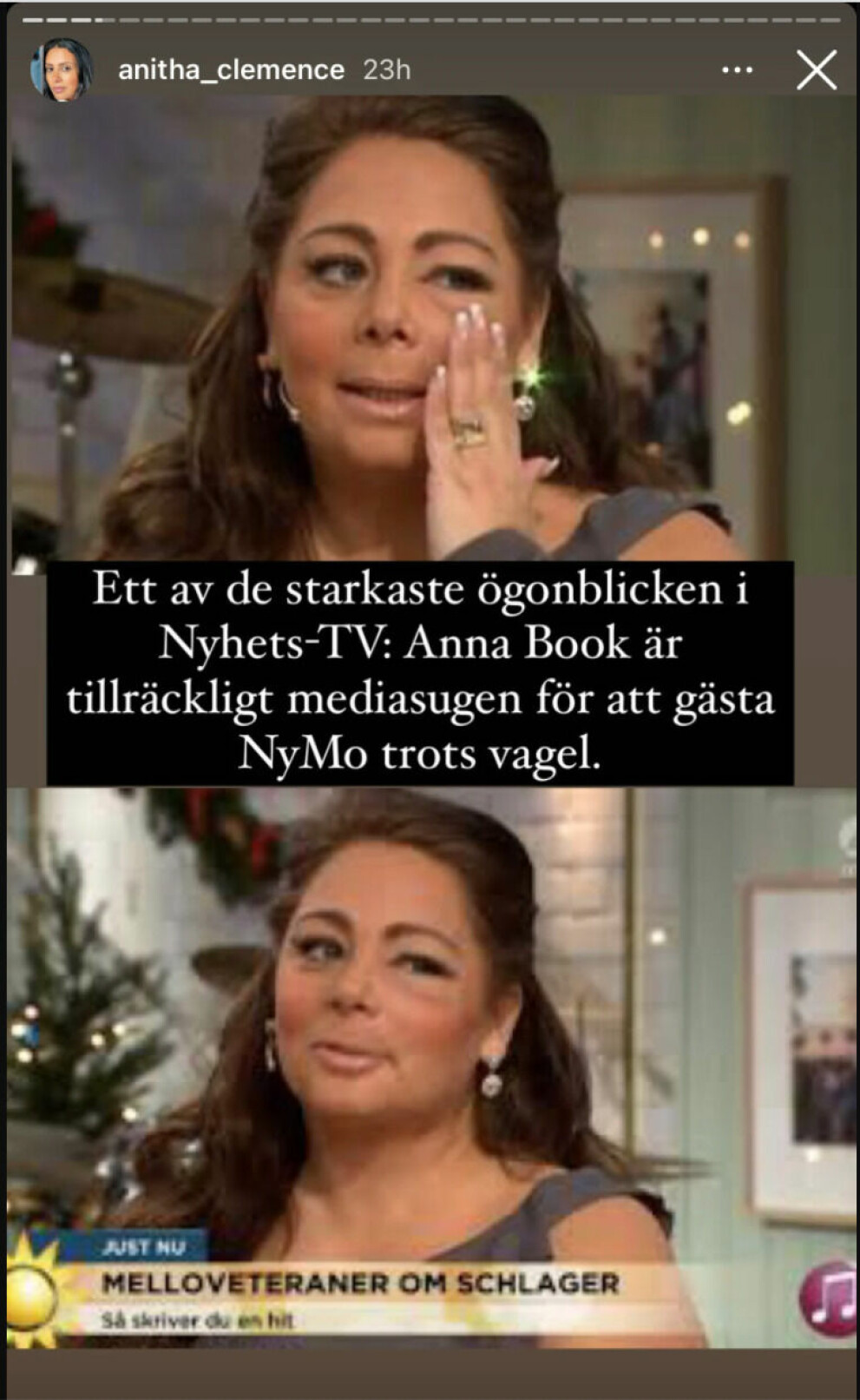 Anitha startade det offentliga bråket ANNA BOOK, ANITHA CLEMENCE