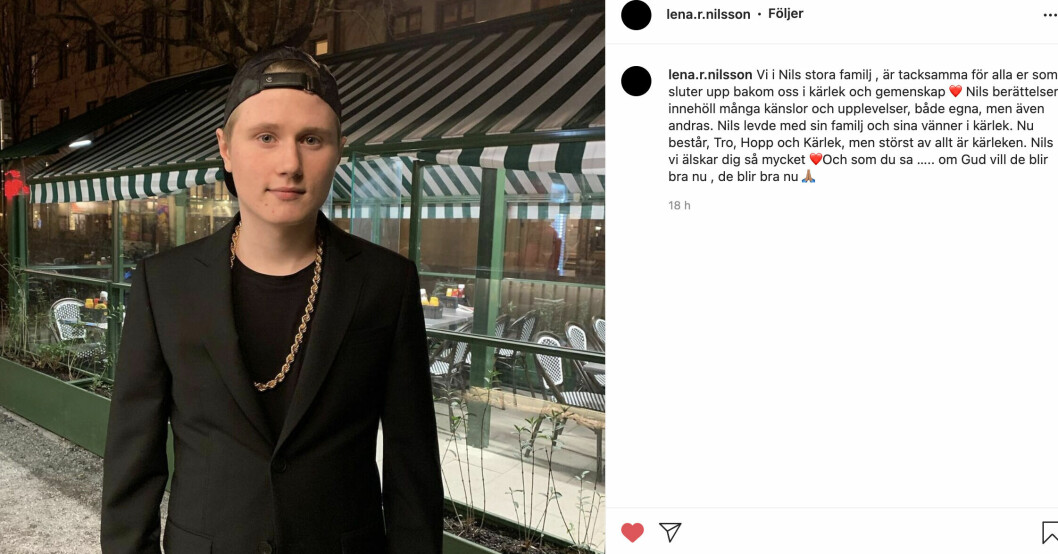 Lena Nilssons bild på sonen Einár.