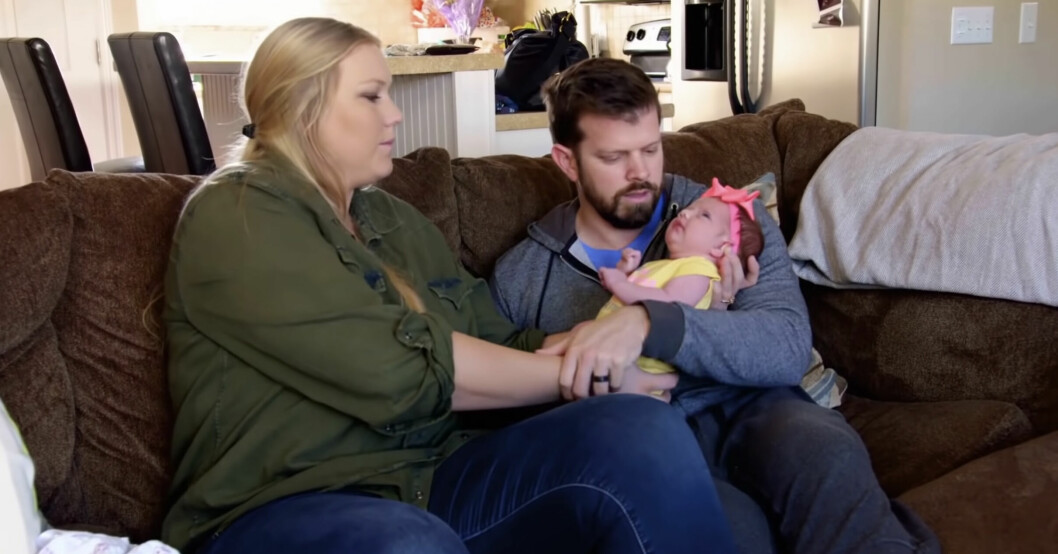 Haleigh Hampton Carvalho och Brian Carvalho med dottern Kaia som i dag är fyra år gammal. Haleigh Hampton Carvalho och Brian Carvalho