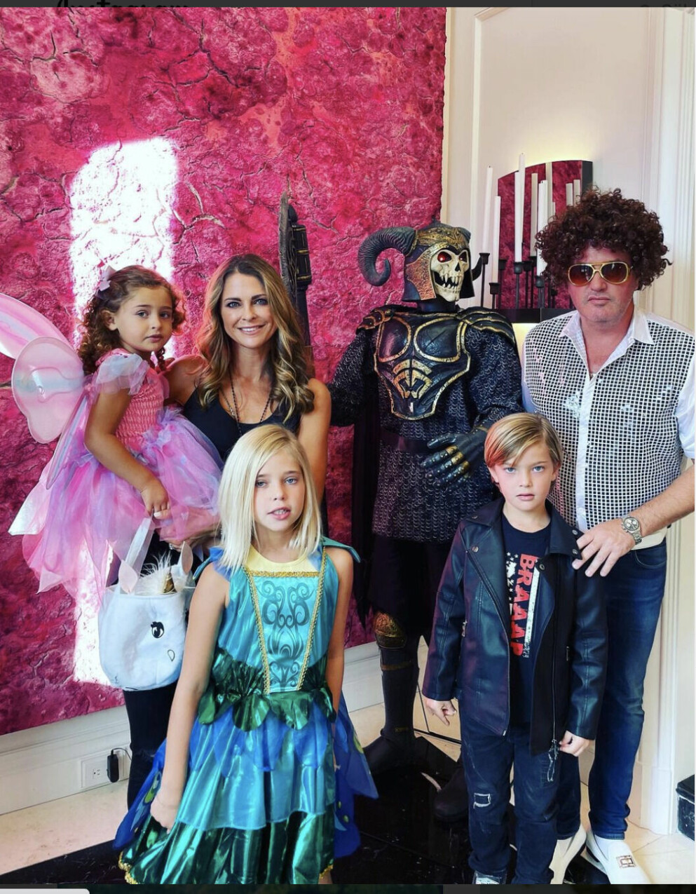 Prinsessfamiljen firade Halloween!