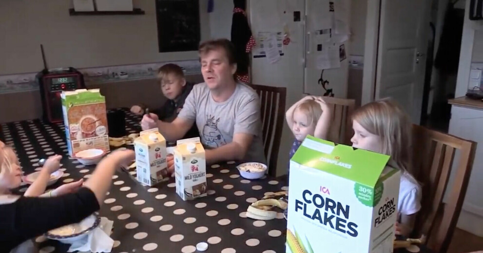 Familjen Norrström var alltid samlad på helgerna. FAMILJEN NORRSTRÖM