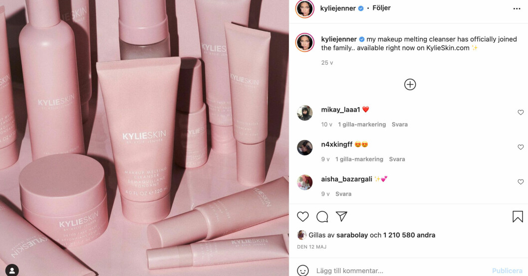 Kylie Jenners Kylie Skin-produkter. Kylie Jenners hudvårdsserie
