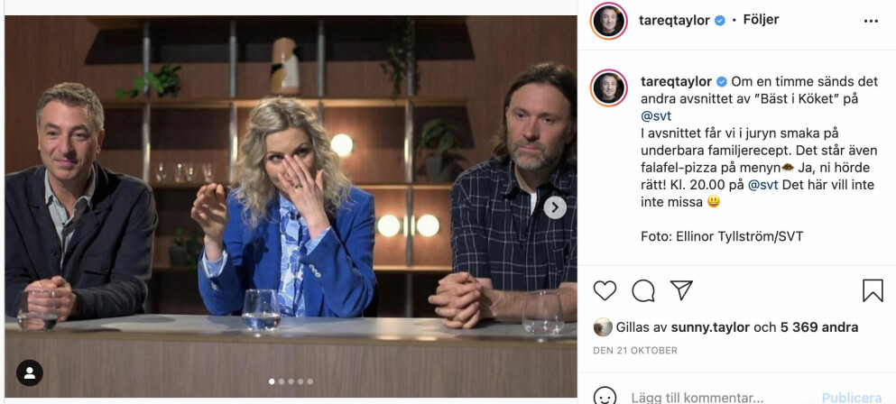Tareq Taylor i Bäst i köket. Tareq bäst i köket