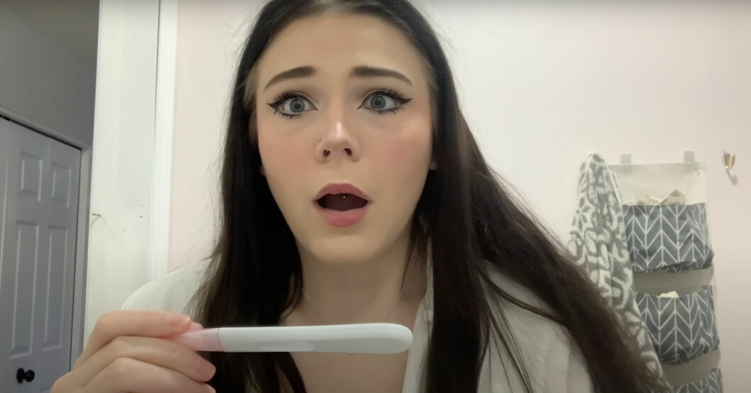 Jordanna Lamb kunde knappt tro sina ögon när graviditetstestet visade att hon var gravid med sitt andra barn. Jordanna Lamb