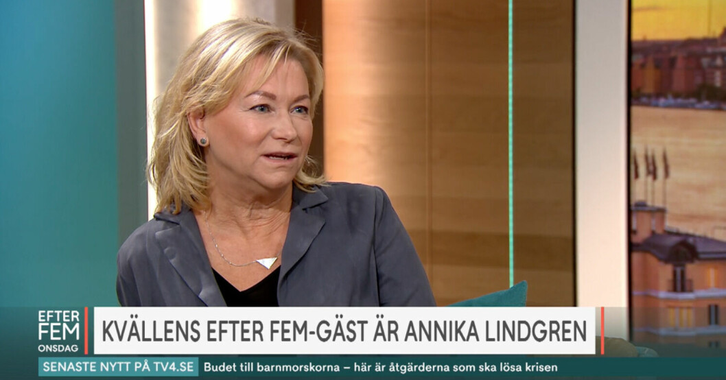 Annika Lindgren gästade nyligen Efter fem och berättade om farmor Astrids stora intresse för julen. ANNIKA LINDGREN