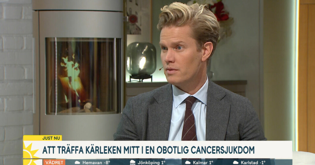 Martin Järborg blev otroligt känslosam under intervjun. MARTIN JÄRBORG