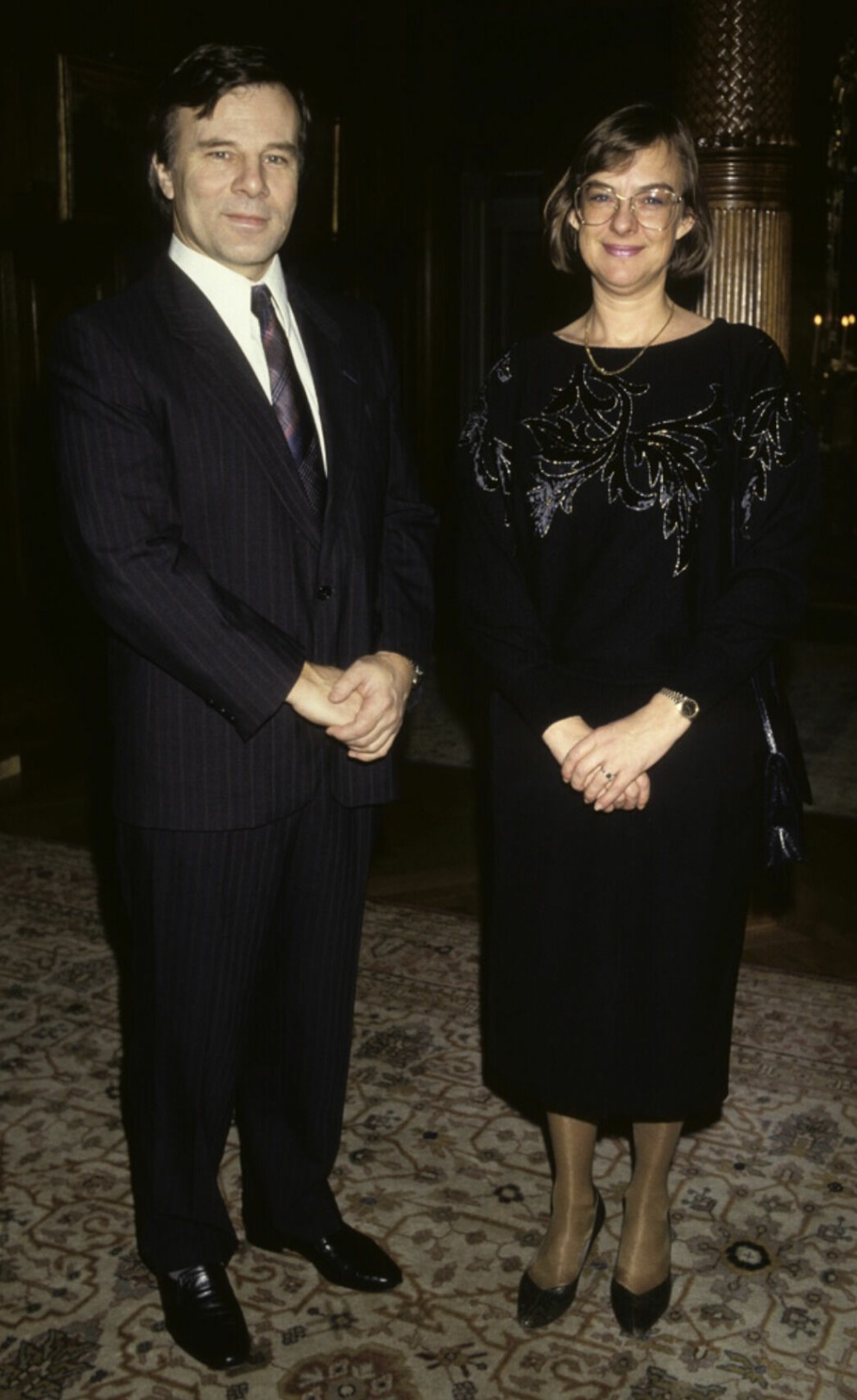 Jan Guillou och Marina Stagh. Jan Guillo och ex-sambon Marina Stagh