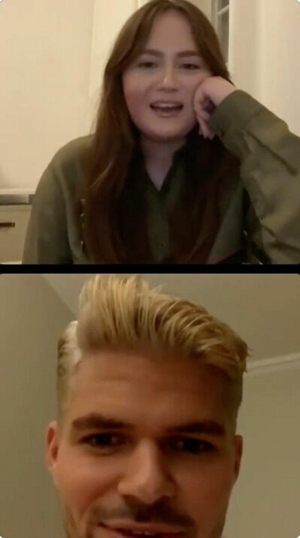 Alexander visar upp sitt nya blonderade hår! ALEXANDER SEGERSTRÖM, EBBA DAHLMAN