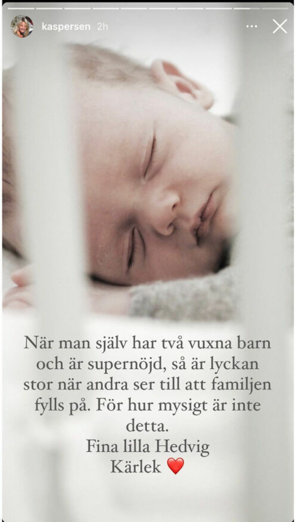 Kristins brorsdotter. KRISTIN KASPERSEN