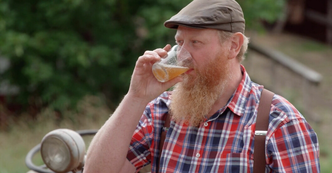 Wincent älskade ölet som farmarna hade bryggt. HANS WINCENT