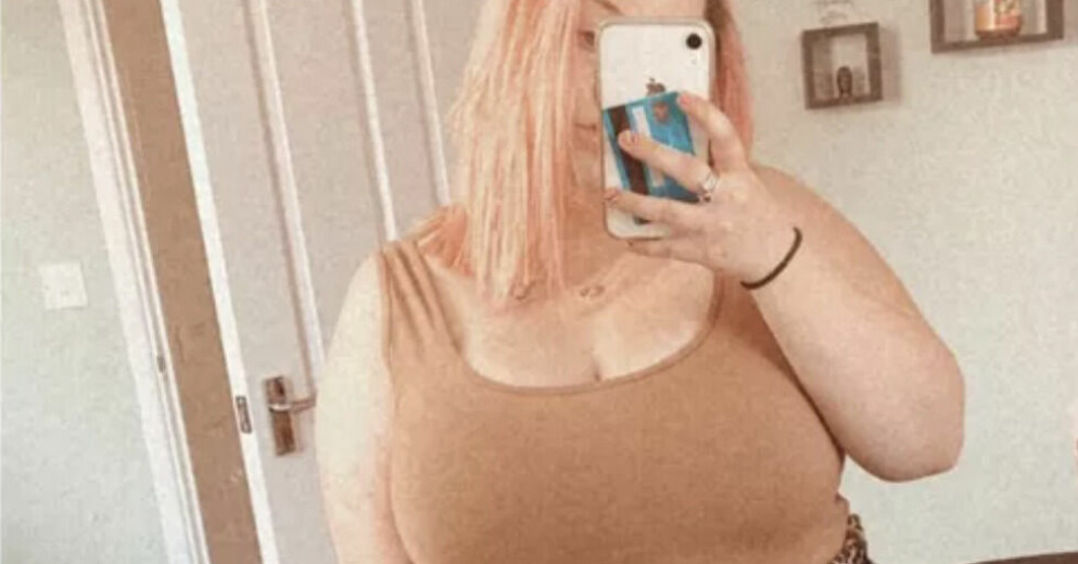 Kelly Staples bär L-kupa och har både höft- och ryggproblem. ”Det känns som att hela kroppen tagit stryk”, säger hon. Kelly Staples