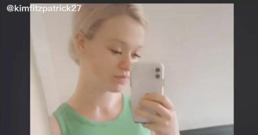 Kim Fitzpatrick var inte nöjd med barnmorskans kommentar och blev viral på Tiktok när hon delade med sig av händelsen. Kim Fitzpatrick
