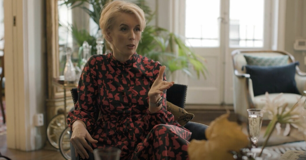 Jenny Strömstedt, 49, frågar om den omtalade festkvällen. Jenny Strömstedt